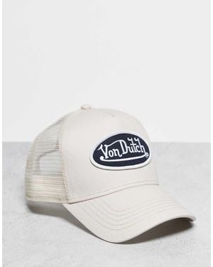 Von Dutch Vd Logo Trucker Cap - White