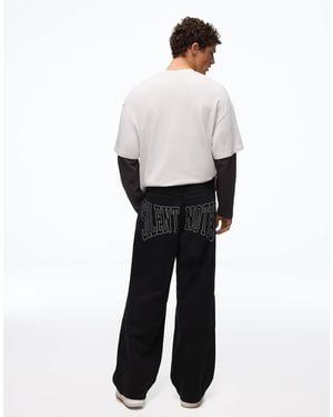 Bershka Jeans With Studs - White