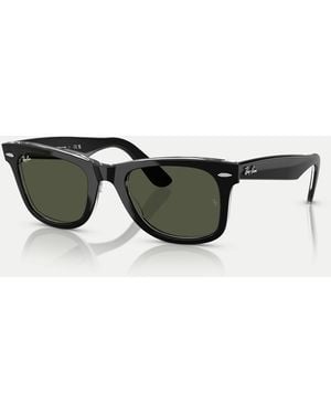 Ray-Ban – wayfarer – eckige sonnenbrille - Schwarz