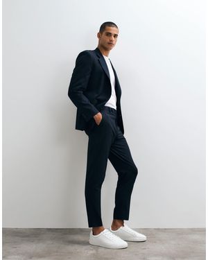 ASOS Tapered Suit Trousers - Blue