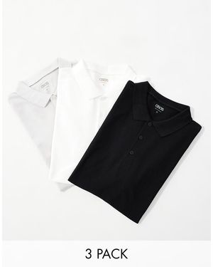 ASOS Confezione Da 3 Polo - Nero