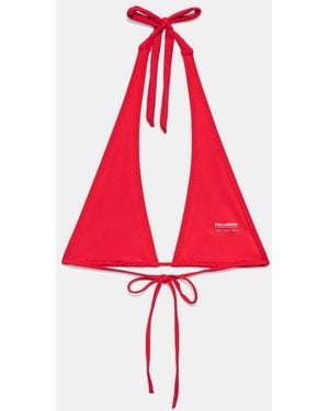 Pull&Bear Multi-way Bikini Top - Red