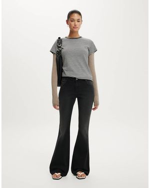 Cotton On Mid Rise Bootcut Jean - Grey