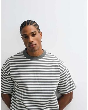 Weekday Loose Boxy Oversized Fit T-shirt - Grey