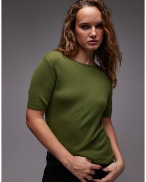 ARKET Fine Knit Top - Green