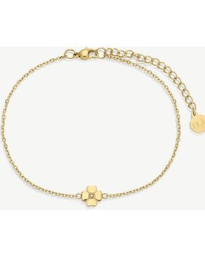 D.Louise D.Louise Bridesmaid Waterproof Lucky Clover Bracelet - Natural