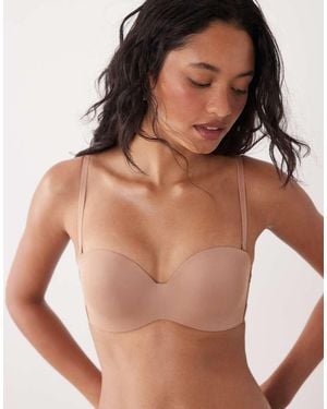 Cotton On Everyday Strapless Lightly Lined T-shirt Bra - Brown