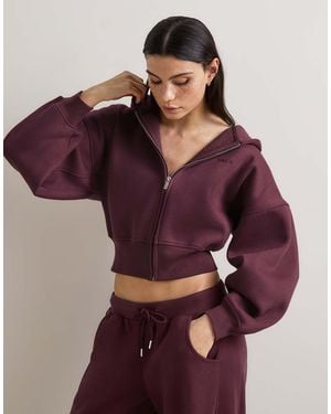 Tala Cocoon Zip Through Hoodie - Red