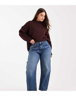 ASOS Vaqueros De Pernera Barrel Slim De Asos Design Curve - Azul