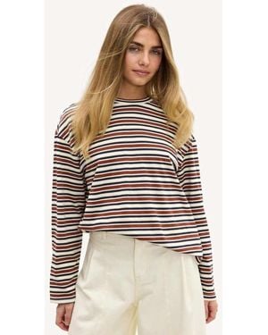 Loavies Endless Summer Love Striped Shirt - White