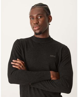 Barbour Merlin Turtle Neck Jumper - Black