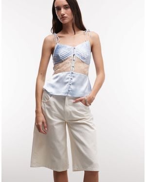 ASOS Longer Bermuda Shorts - White