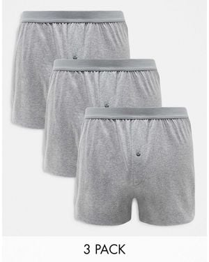 ASOS 3 Pack Boxers - Gray