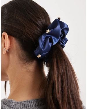 ASOS Charm Scrunchie - Black