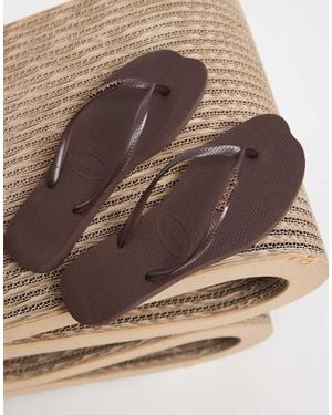 Havaianas Slim Flip Flops - Brown