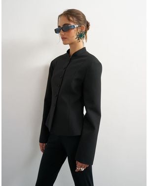 TOPSHOP Chaqueta De Conjunto Estilo Drummer En - Negro