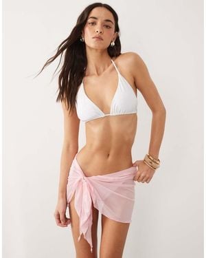 Oh Polly Starfish Detail Tie Sarong - Pink
