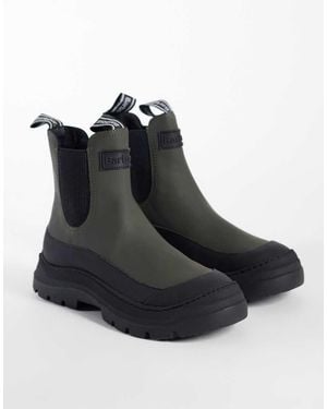 Barbour Harriety Chunky Chelsea Boots - Black
