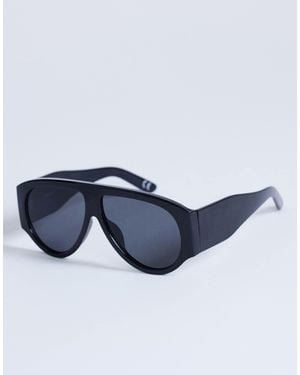 TOPSHOP Zante Aviator Sunglasses - Blue
