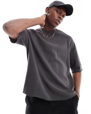 Bershka – t-shirt - Schwarz