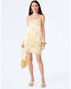 OMNES Ryha Shell Print Jacquard Skirt - Natural