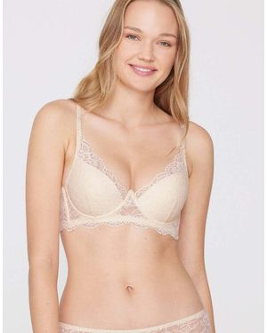 Tezenis Malibù Lace Super Push-Up Bra - Natural