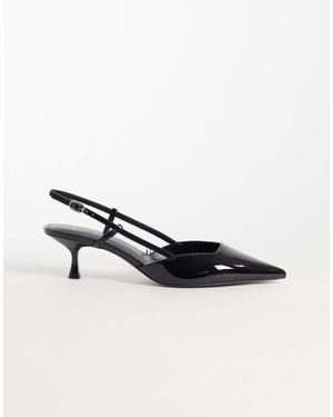 Mango Slingback-pumps mit absatz - Schwarz