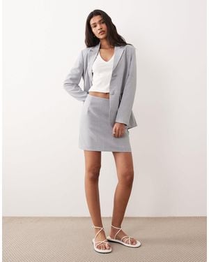 Miss Selfridge Tailored Mini Skirt - White