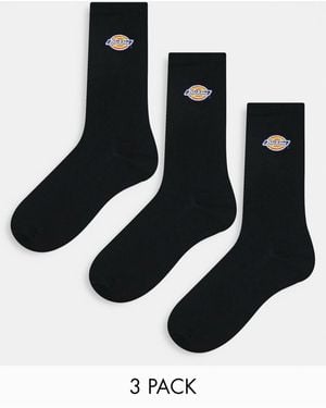 Dickies Pack De 3 Pares De Calcetines Negros Valley Grove De