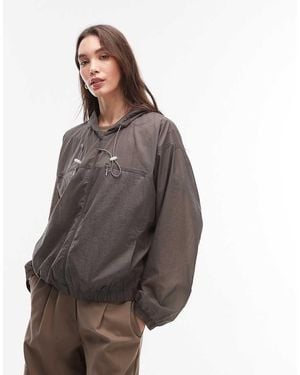 ARKET Ripstop Windbreaker Jacket - Brown