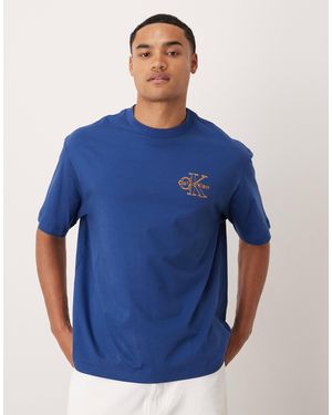 Calvin Klein – t-shirt - Blau