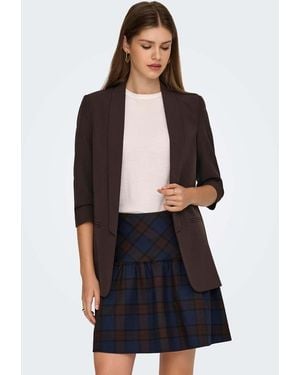 ONLY Elly Blazer Met Driekwartmouwen - Wit