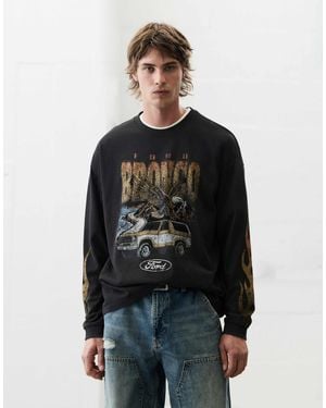 Pull&Bear Ford bronco t-shirt - Schwarz