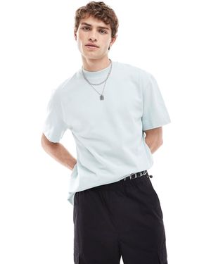Collusion – oversize-t-shirt aus pikee - Weiß