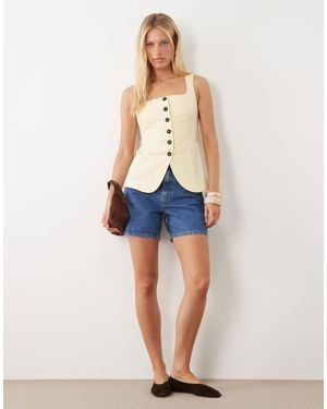 New Look Strappy Waistcoat - Blue