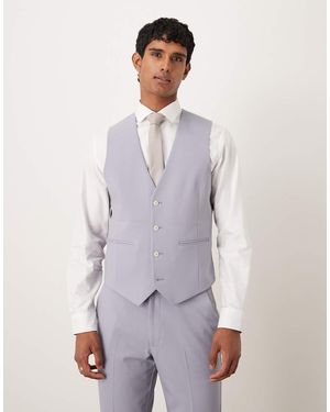 ASOS Slim Suit Waistcoat - Purple