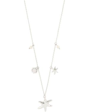 Pilgrim Prism - collier en plaqué argent - Blanc