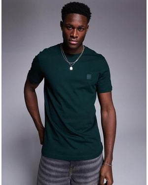 BOSS Tales Tonal Logo T-shirt Relaxed Fit - Green