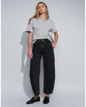 ARKET Barrel Shaped Jeans - Black