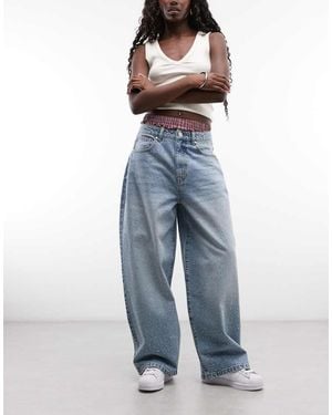 Liquor N Poker baggy Embellished Balloon Jeans - Blue