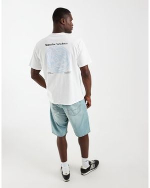 Levi's Camiseta Blanca Con Estampado Vintage - Blanco