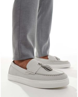 ASOS Tassle Cupsole Loafer - Grey