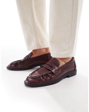 SEQWL Hershe Ruched Loafers - White