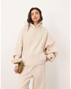 ARRANGE Oversized Premium Heavy Weight Hoodie - Natural