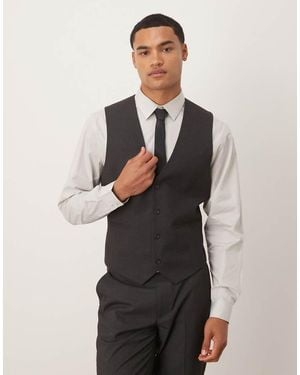 ASOS Slim Suit Waiscoat - Grey