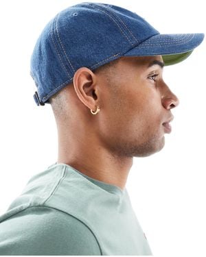 Levi's Monogram Denim Baseball Cap - Blue