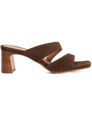 Dune Jaeda Block Heeled Sandals - Brown