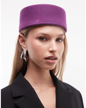 ASOS Pillbox Hat - Purple