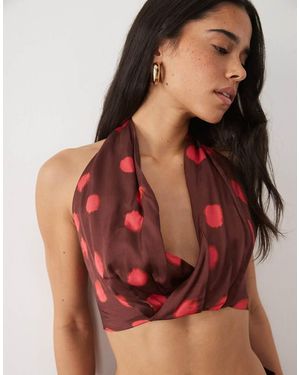 ASOS Top Avvolgente - Rosso