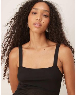 Cotton On Brooke Mesh Cami - Black